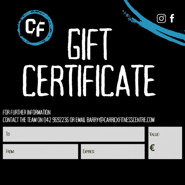 Image for Carrick Fitness Centre Gift Voucher 